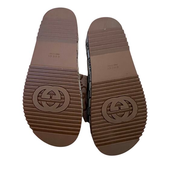 NWOT Gucci Brown Slides - Picture 2 of 7